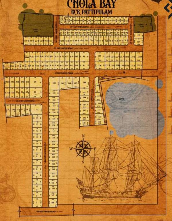  chola bay Layout Plan