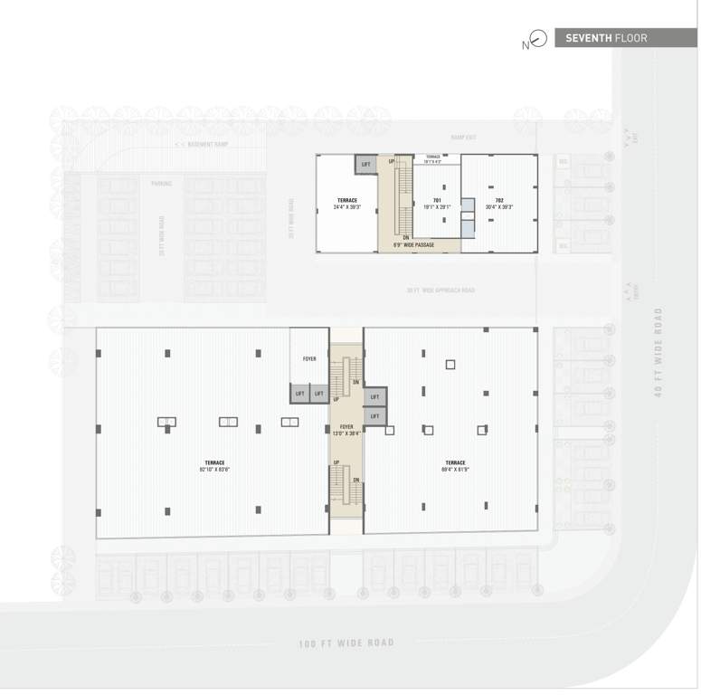  etc extol trade center Etc Extol Trade Center Cluster Plan for 7th Floor