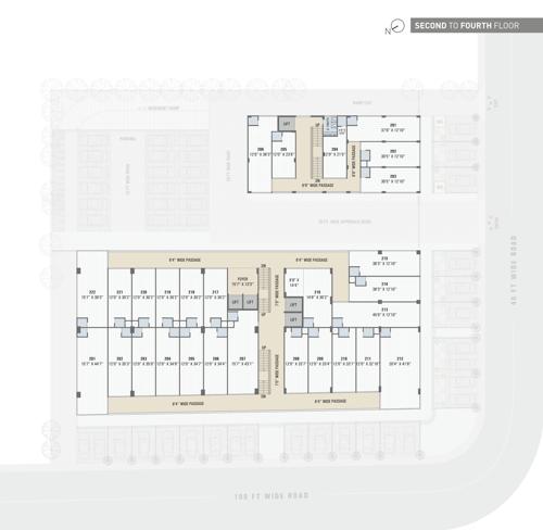  etc-extol-trade-center Etc Extol Trade Center Cluster Plan from 2nd to 4th Floor