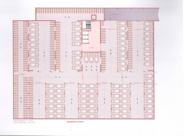  block-d-notus-it-park Block D Notus It Park Basement Floor Cluster Plan