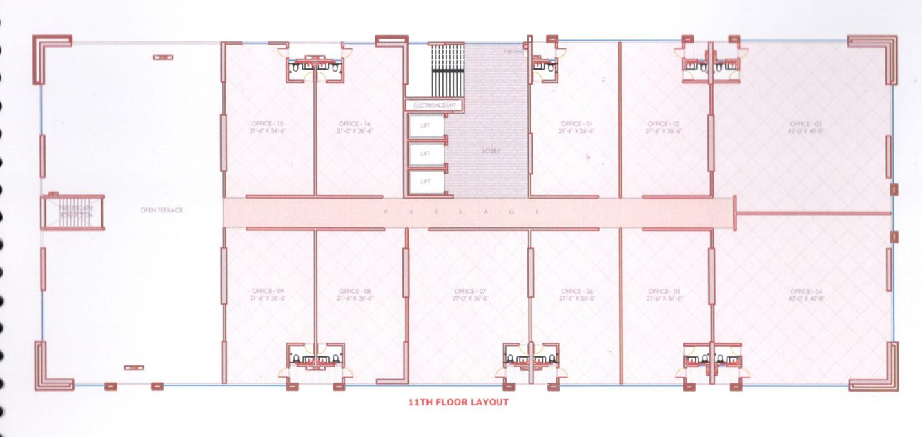  block d notus it park Block D Notus It Park Cluster Plan for 11th Floor