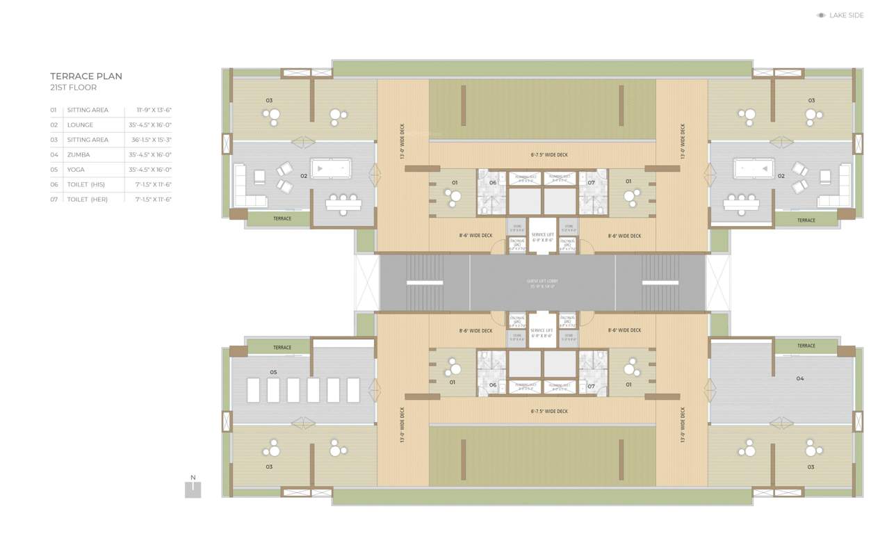  raamah ellemento Block A Cluster Plan For Terrace