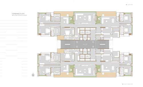  raamah-ellemento Block A Cluster Plan From 18th To 20th Floor