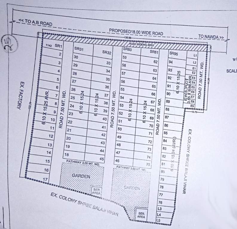  balaji residency phase 2 Layout Plan