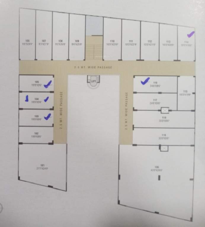  pramukh cyprus Pramukh Cyprus Cluster Plan for 1st Floor