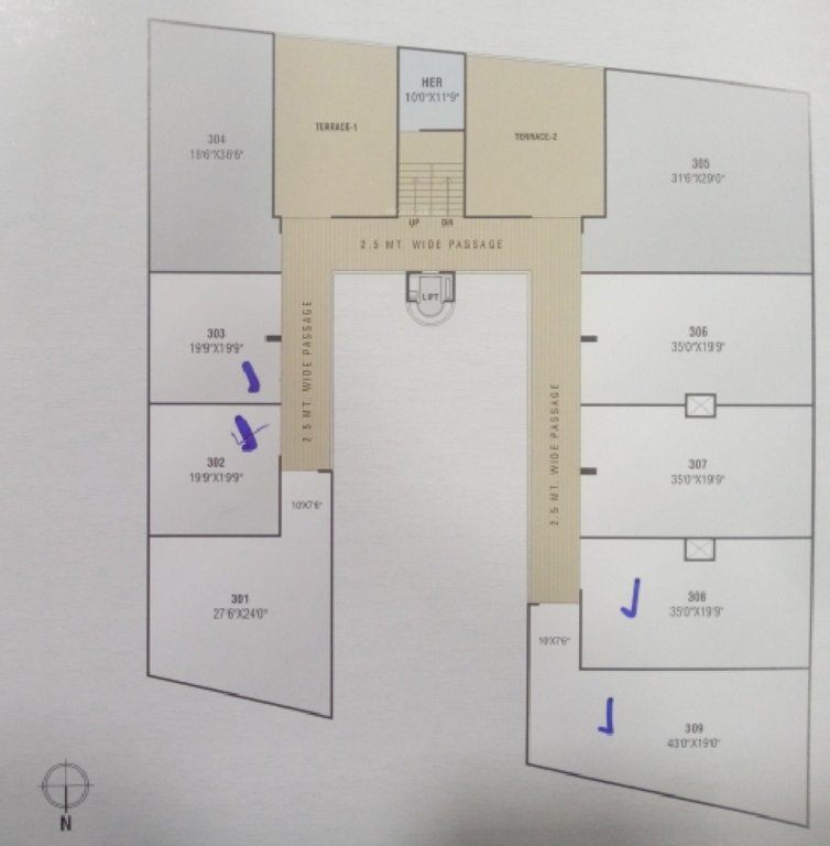  pramukh cyprus Pramukh Cyprus Cluster Plan for 3rd Floor