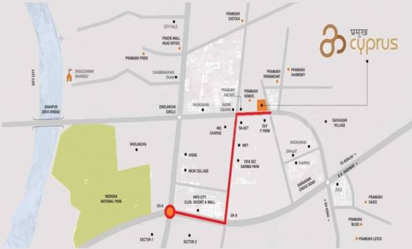  pramukh-cyprus Location Plan