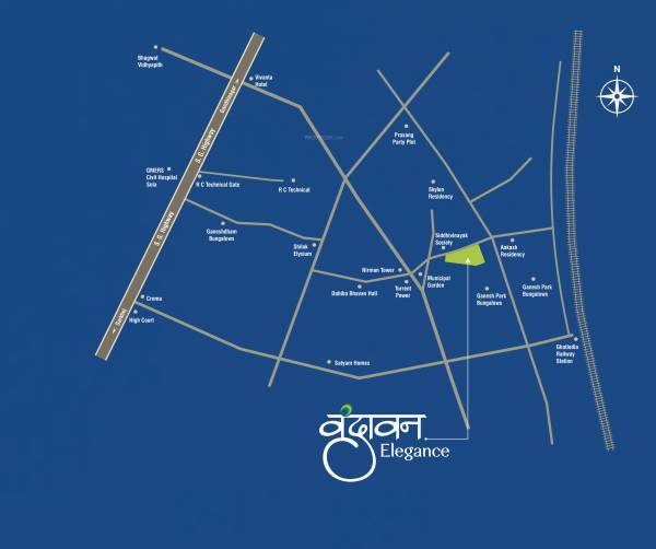  vrundavan-elegance Location Plan