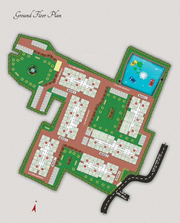  magnolia vishnupriya Block 1 2 3 4 5 6 Cluster Plan