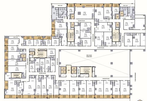  boulevard-part-of-towers-phase-1 Boulevard Cluster Plan For 4th Floor