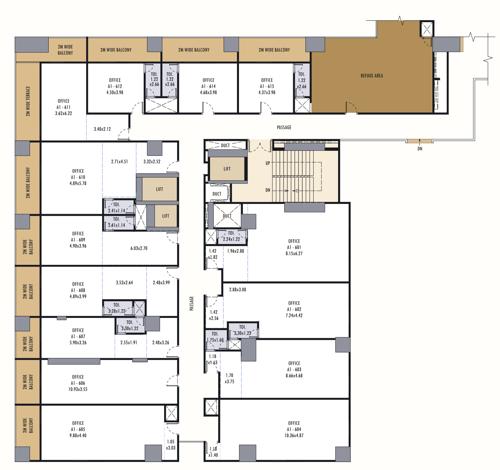  boulevard-part-of-towers-phase-1 Boulevard Cluster Plan For 6th Floor