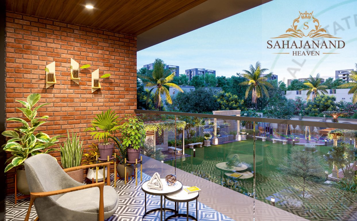  sahajanand heaven Balcony