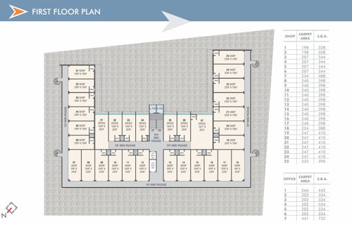  sakar-east Sakar East Cluster Plan for 1st Floor