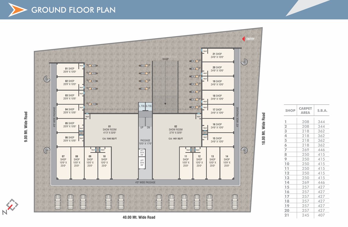  sakar east Sakar East Cluster Plan for ground Floor
