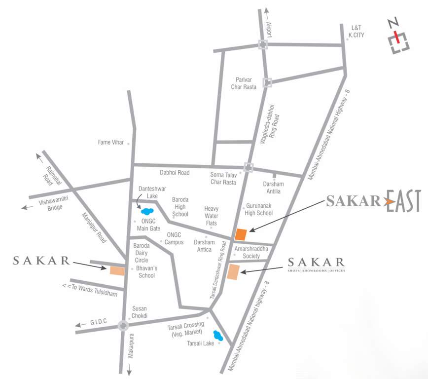  om sakar east Location Plan