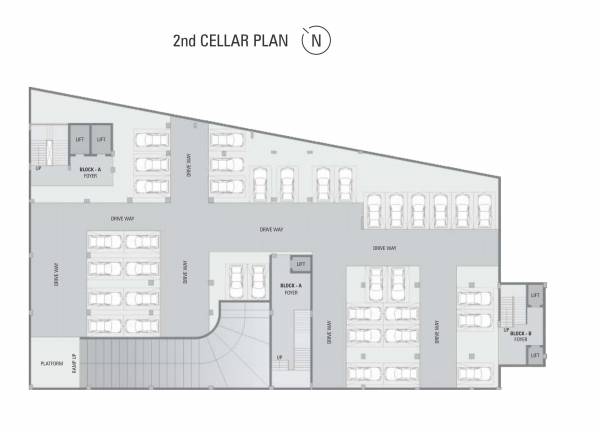  shreemaan-arcade Block A & B Stilt Floor Cluster Plan
