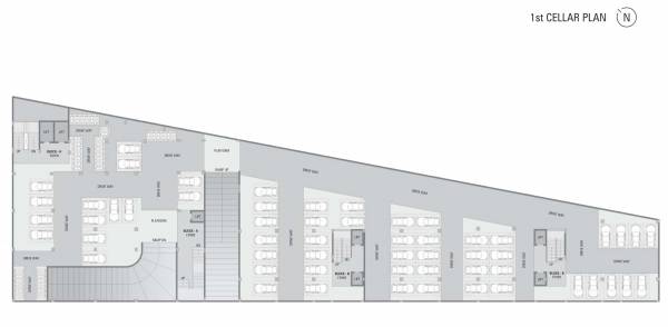  shreemaan-arcade Block A & B Stlt 1 Floor Cluster Plan