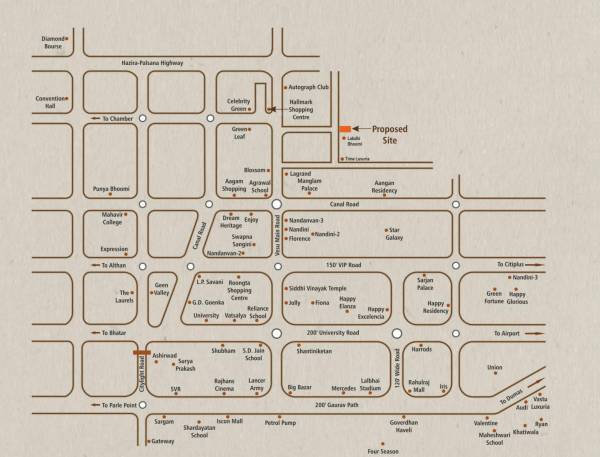 Location Plan vihaan-residency Location Plan