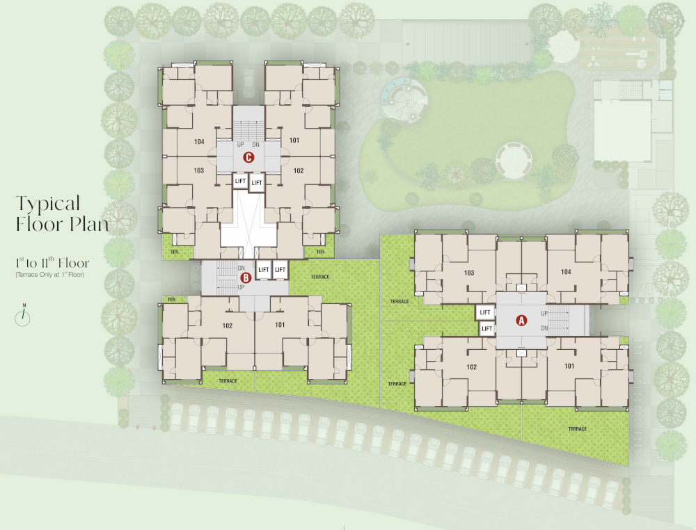  ventilla Block A Cluster Plan