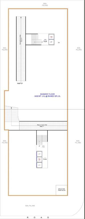  the great fourteen Block A And Block B Basement Cluster Plan