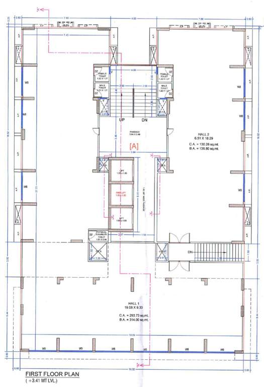  the great fourteen Block A Cluster Plan for 1st Floor