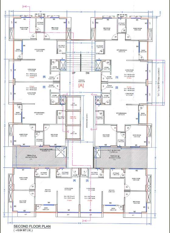  the great fourteen Block A Cluster Plan for 2nd Floor