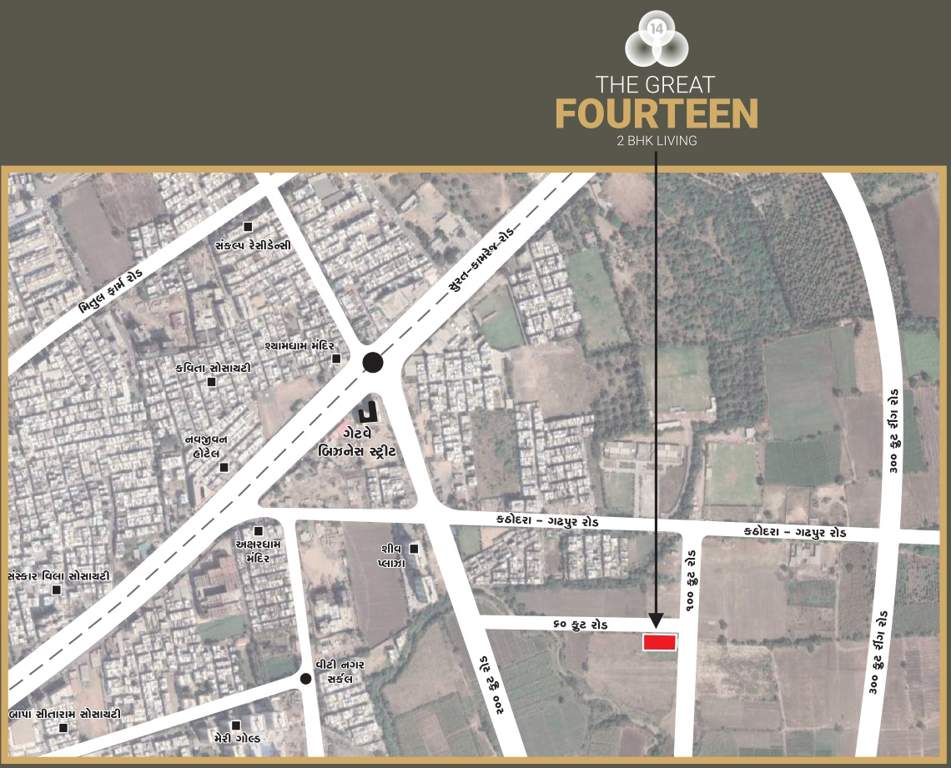  the great fourteen Location Plan