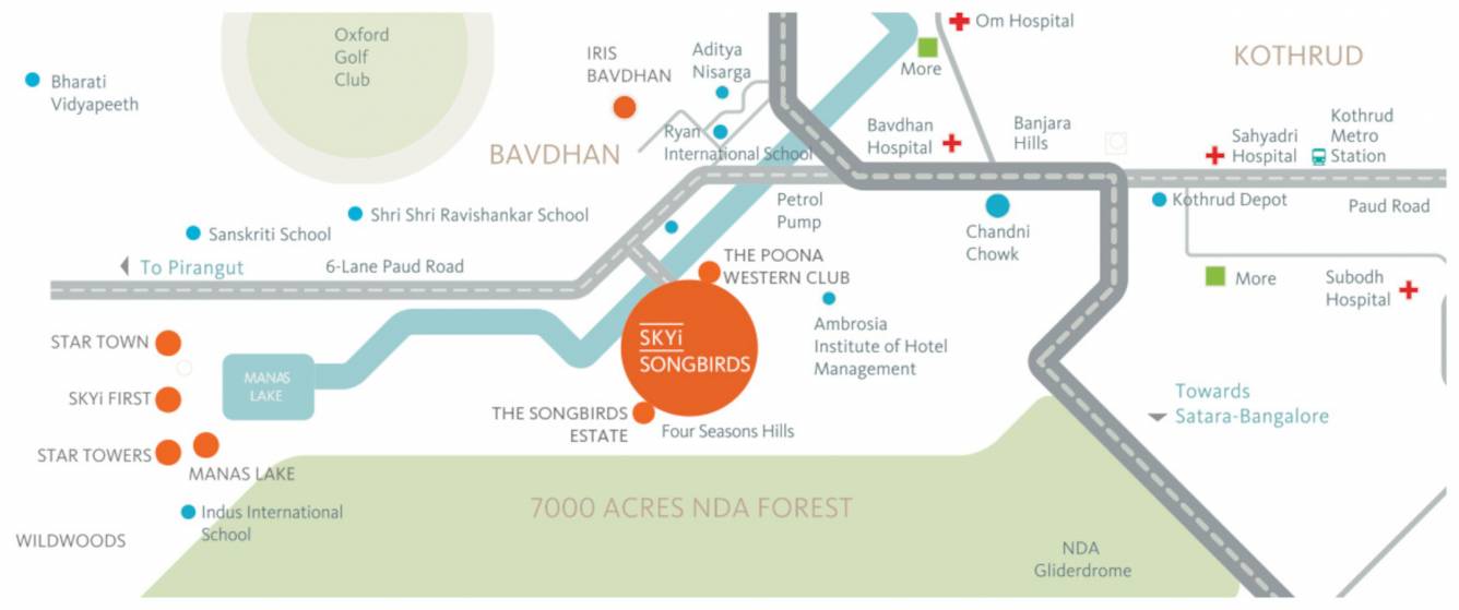  songbirds commercial Location Plan