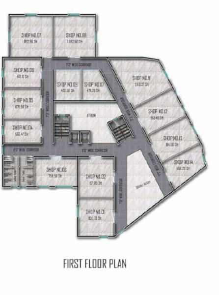  easy-town-complex Easy Town Complex Cluster Plan For 1st Floor
