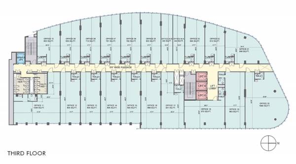  supremus-andheri Supremus Andheri Cluster Plan for 3rd Floor