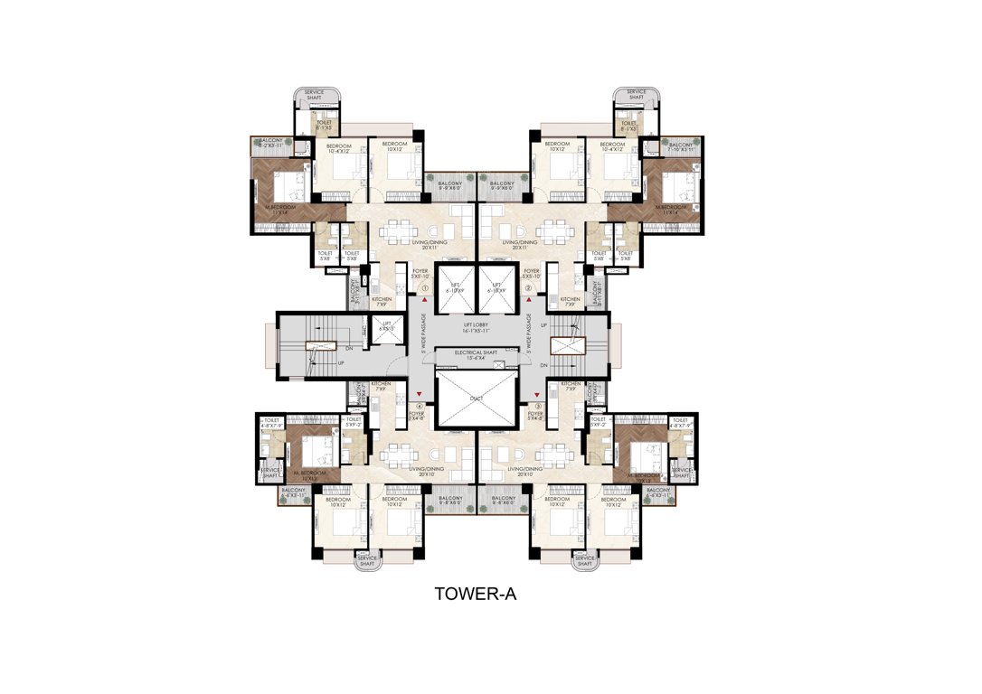  codename mesmerise Block A Cluster Plan
