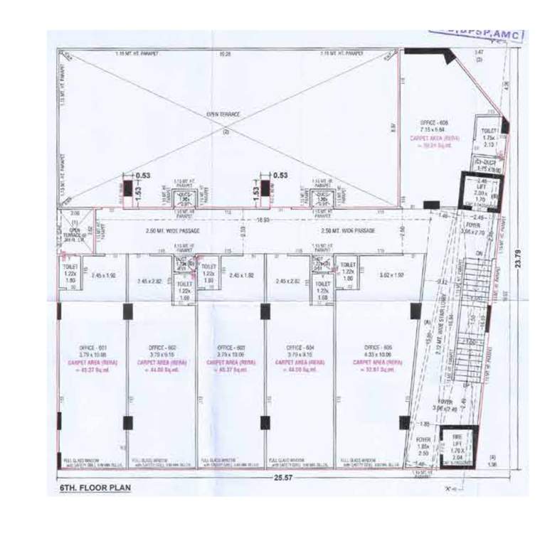  progress Progress Cluster Plan for 6th Floor