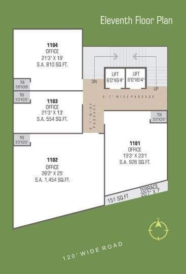 valentina business hub Valentina Business Hub Cluster Plan for 11th Floor