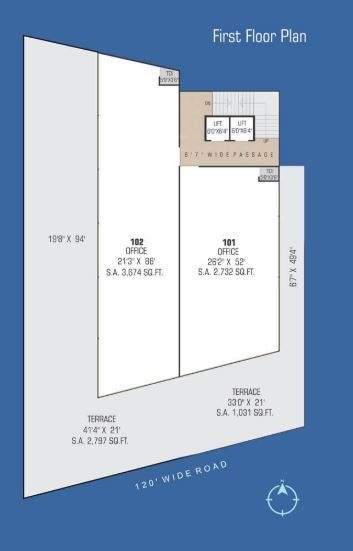 valentina business hub Valentina Business Hub Cluster Plan for 1st Floor