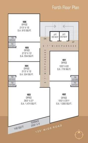 valentina business hub Valentina Business Hub Cluster Plan for 4th Floor