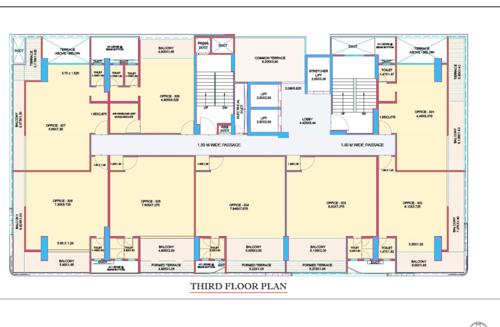  gm-axia Gagan GM Axia - Ground floor to 3 Floor Cluster Plan For 3rd Floor