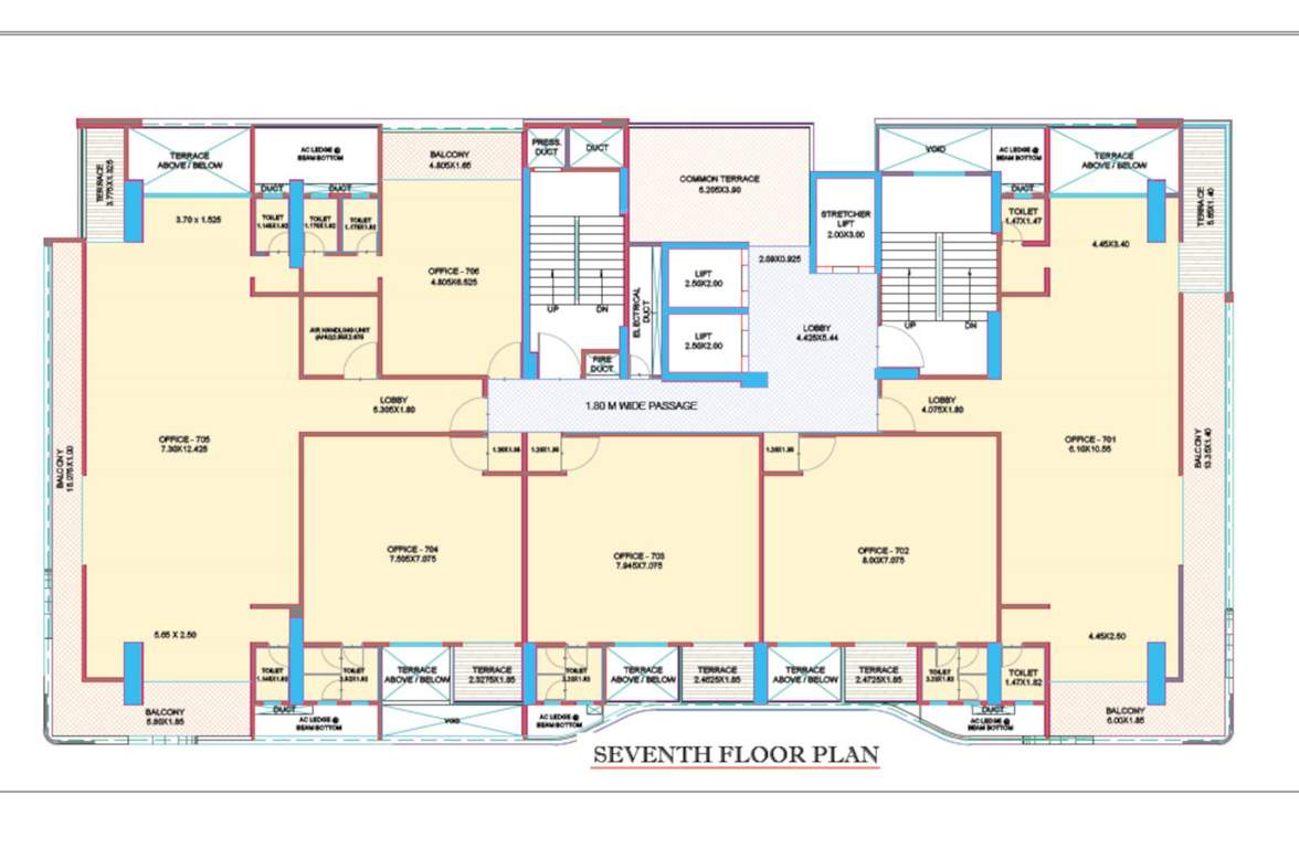  gm axia Gagan GM Axia   Ground floor to 3 Floor Cluster Plan For 7th Floor