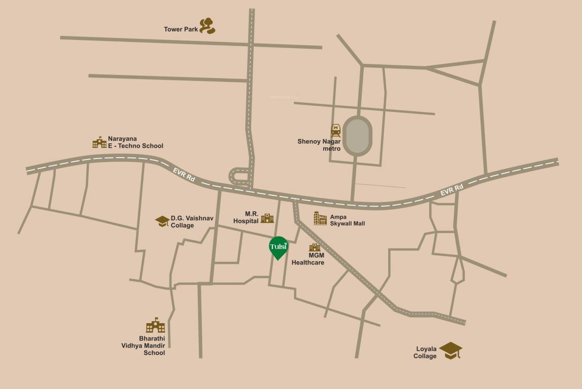  tulsi Location Plan