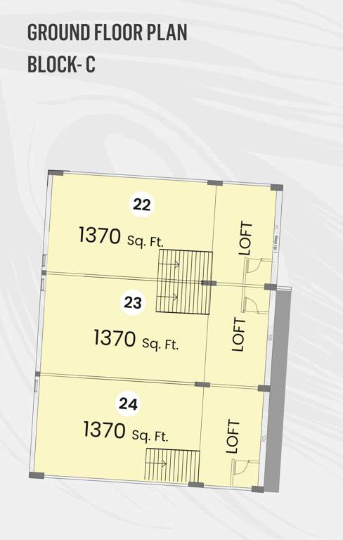  keshav business hub Block C Ground Floor Cluster Plan