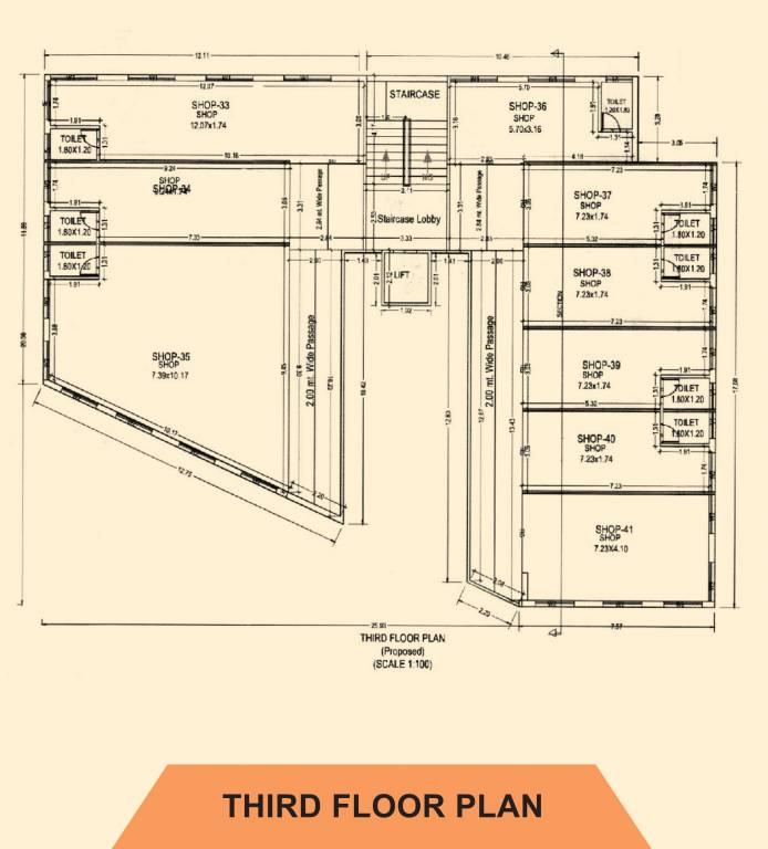  complex Complex Cluster Plan for 3rd Floor
