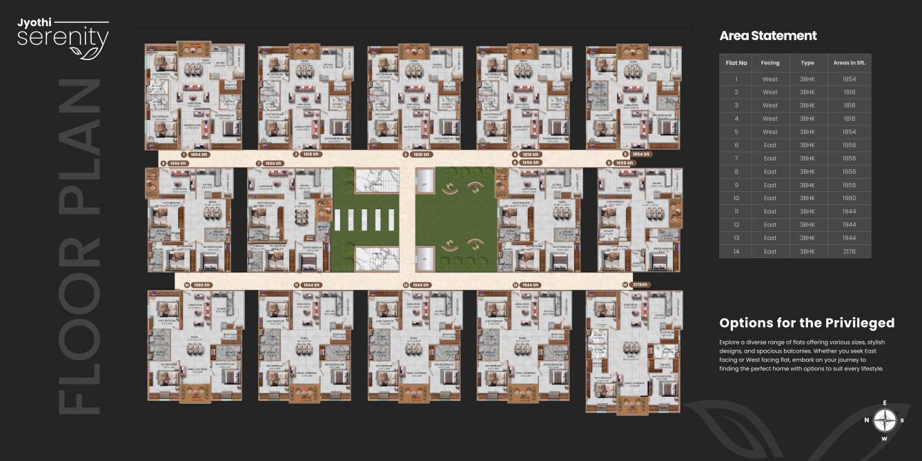  serenity Jyothi Serenity Cluster Plan