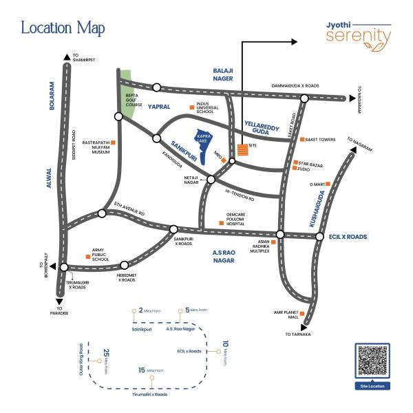  serenity Location Plan