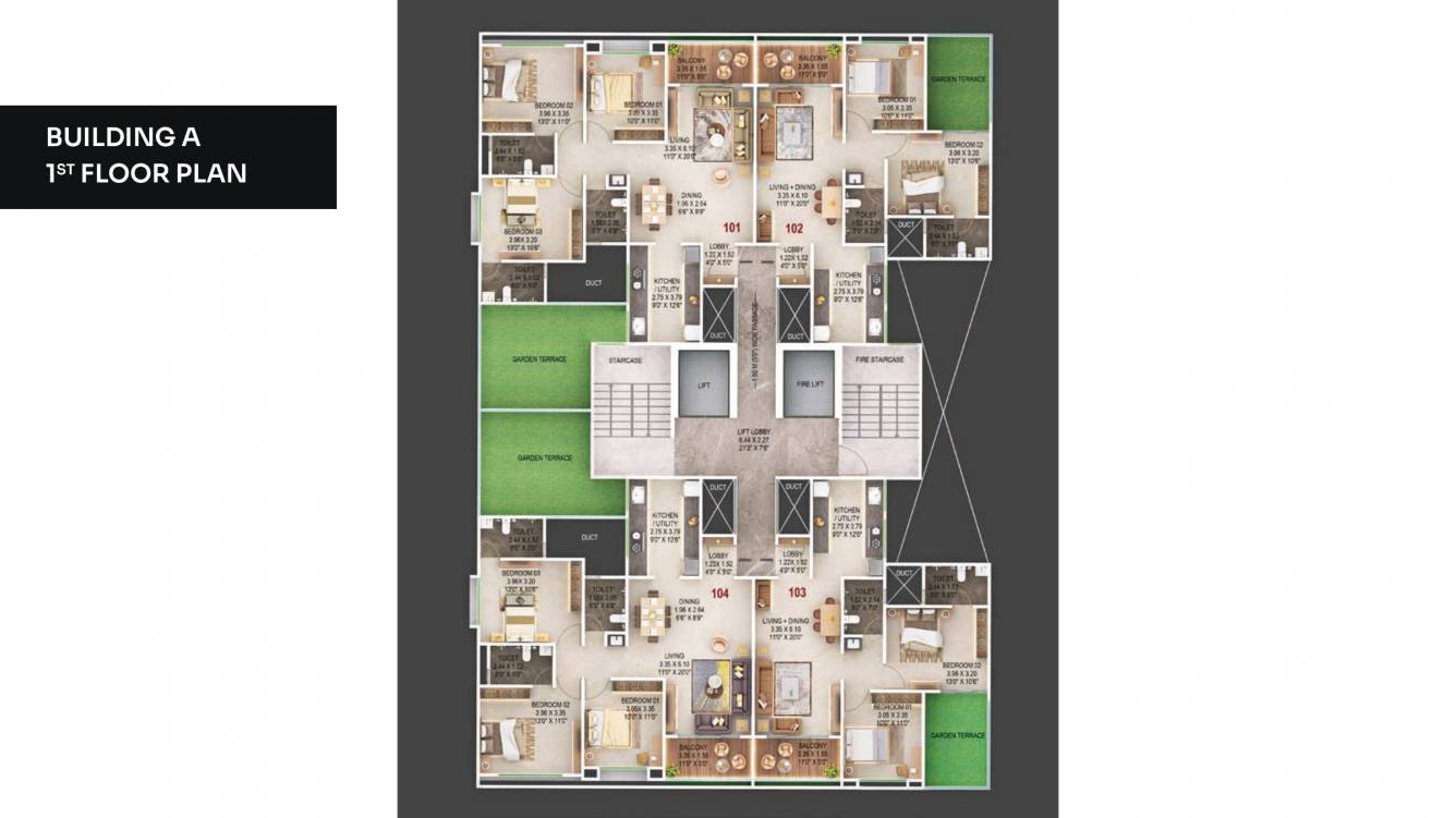  aravali Wing A Cluster Plan