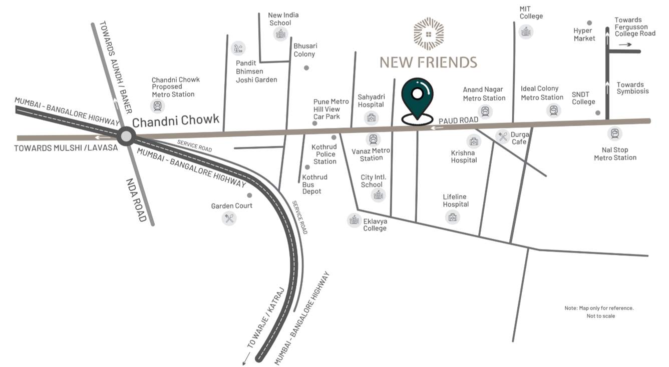  new friends Location Plan