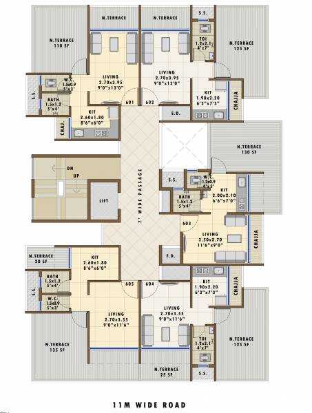  plaza Kuber Plaza Cluster Plan