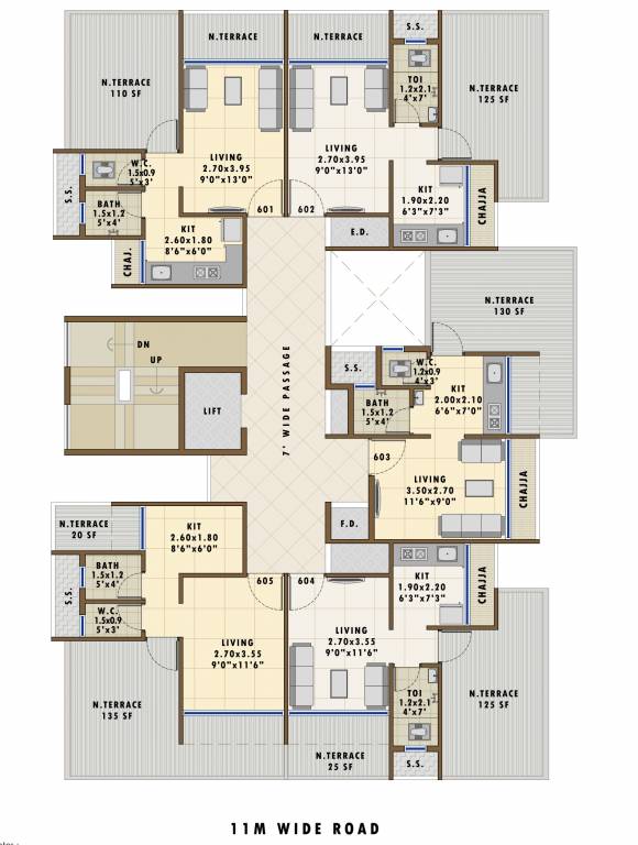  plaza Kuber Plaza Cluster Plan