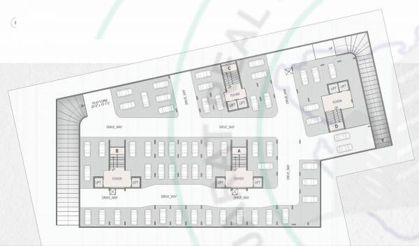  saket-vihar Block A,B,C,D Cluster Plan For Basement