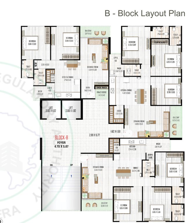  highland sky B Cluster Plan
