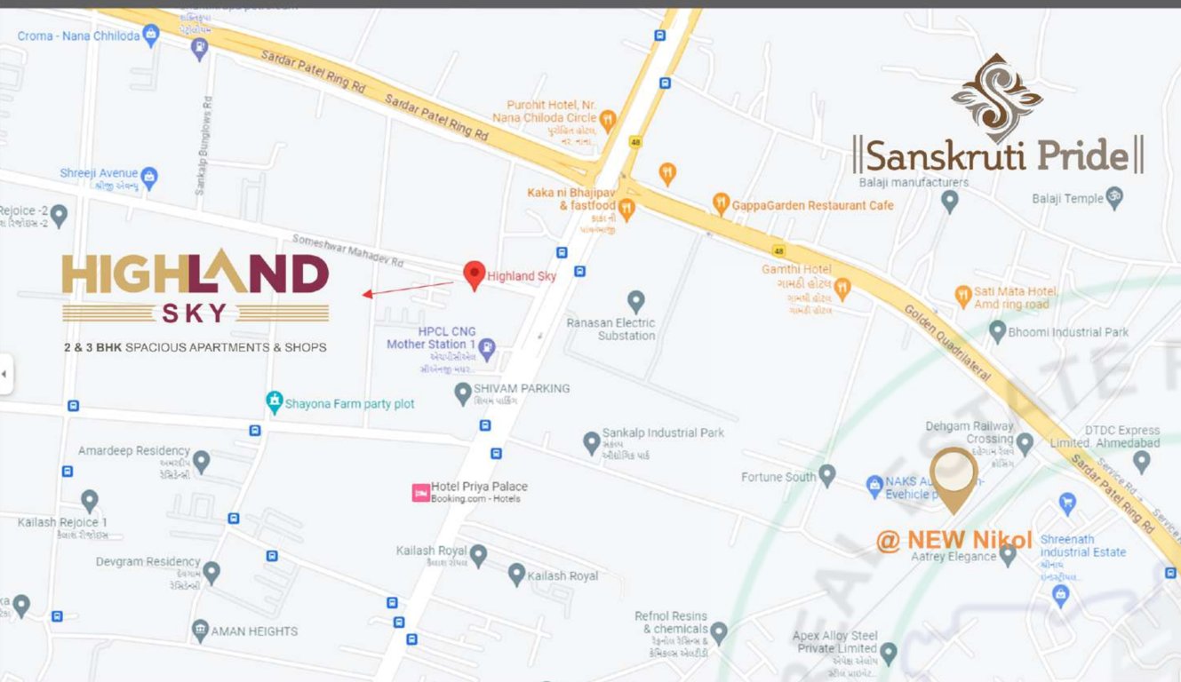  highland sky Location Plan