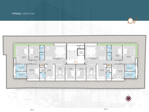  prabhuvan-5 Prabhuvan 5 Cluster Plan from 1st to 5th Floor